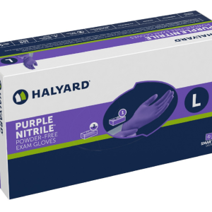 Halyard Nitrile Gloves Purple