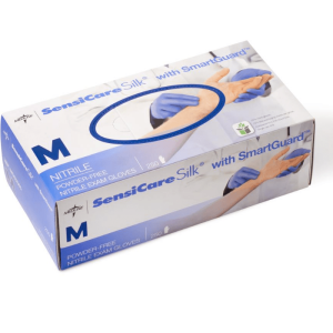 Medline Nitrile Gloves Sensi-Care Silk