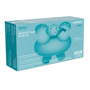 Ventyv Nitrile Gloves Elephant Violet Blue